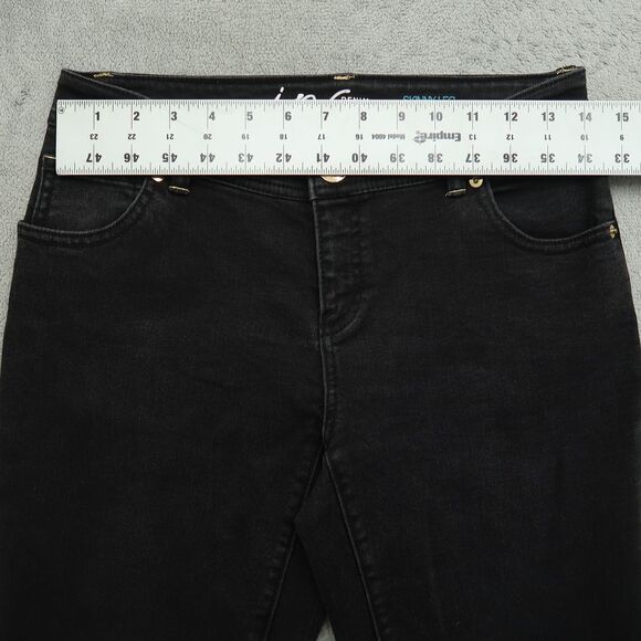 INC International Concepts Jeans Women's 4 Black Low-Rise Skinny 31.5" Inseam - Picture 16 of 16